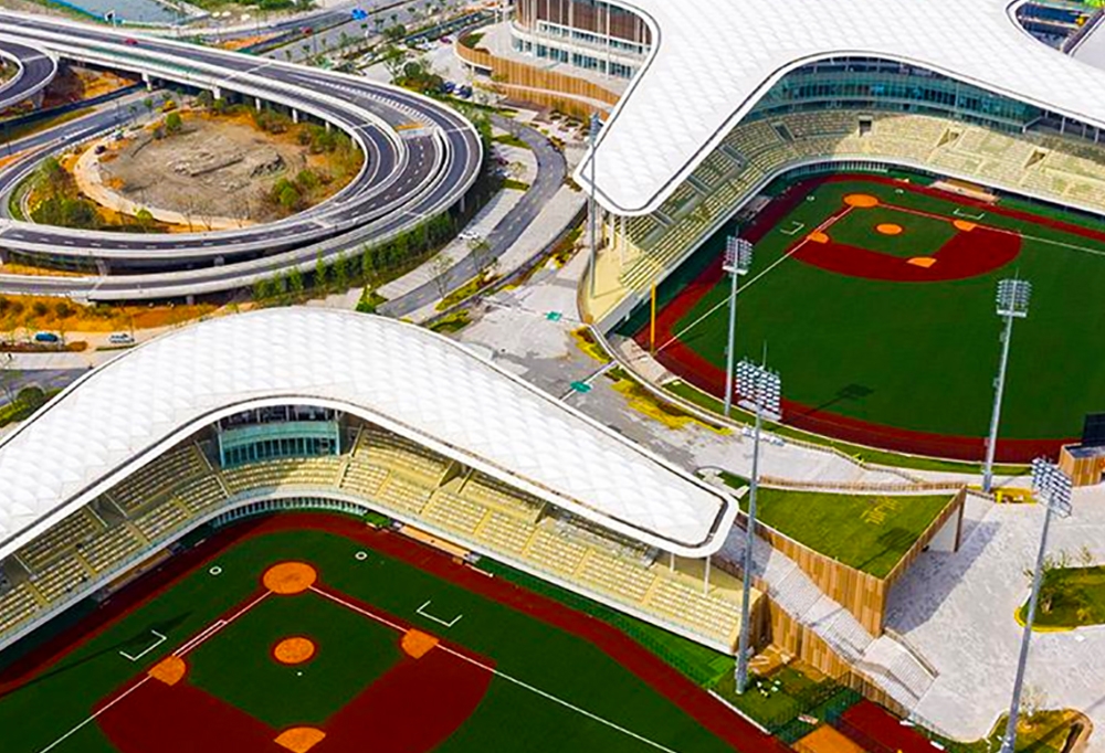 杭州亚运会棒垒球项目比赛场馆--绍兴棒（垒）球体育文化中心