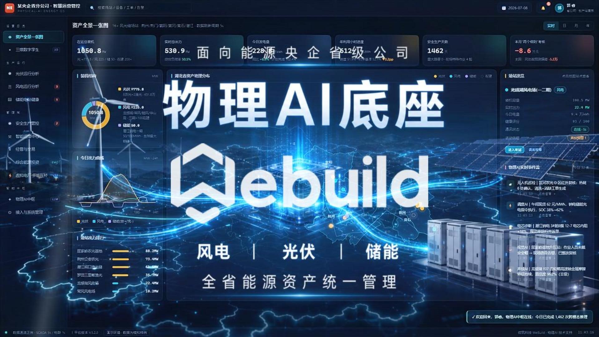 微筑科技以物理AI驱动智慧能源资产管控，真正让能源资产“会说话”。